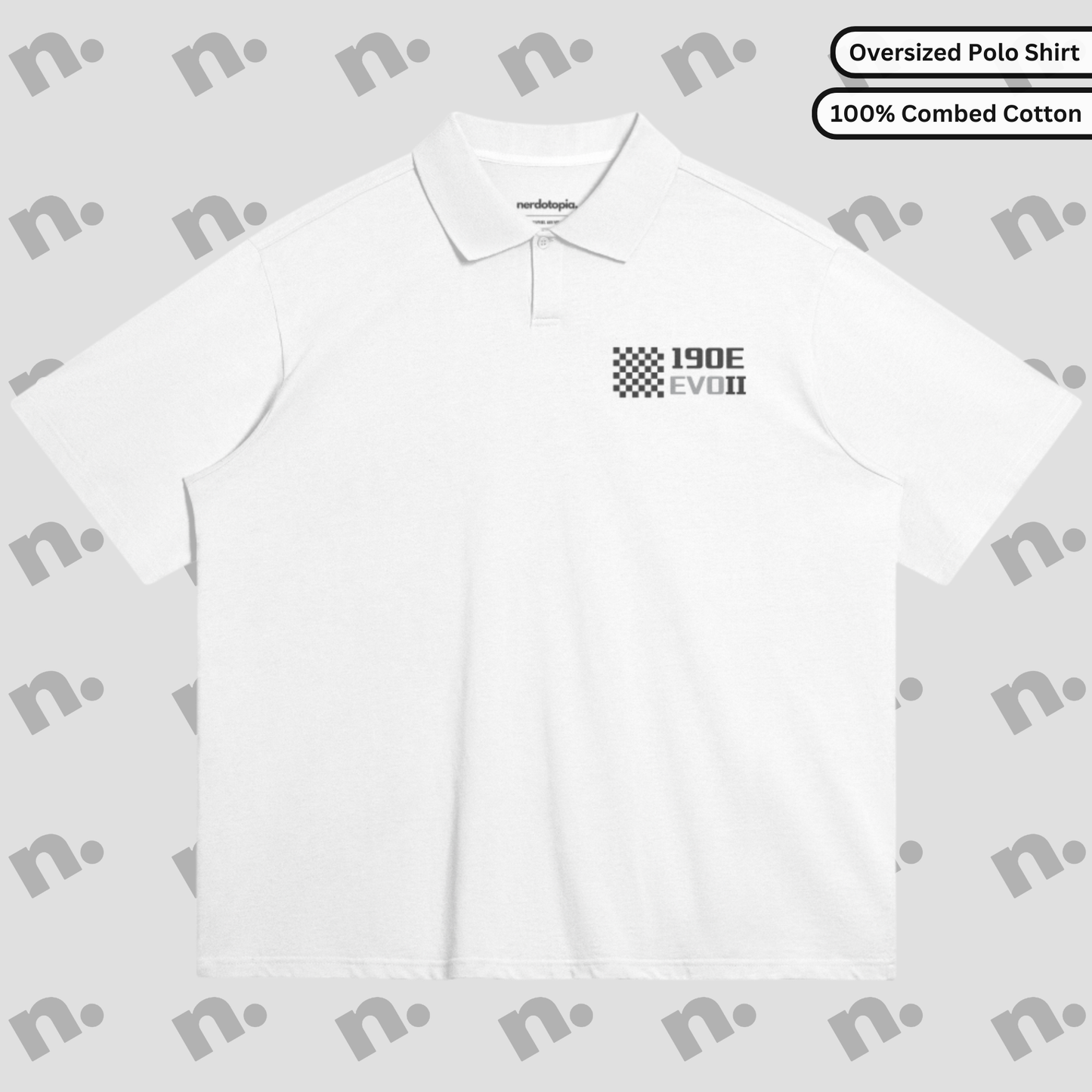 190E Evo II Inspired Oversized Polo Shirt