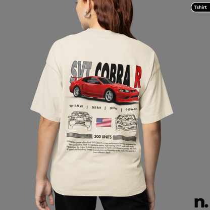 American Muscle Cobra R Poster Style T-shirt
