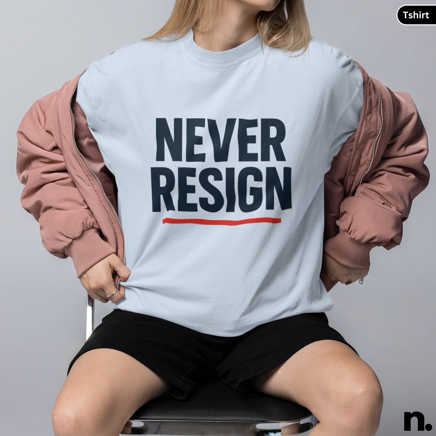 Never Resign Chess Lovers Unisex Tee