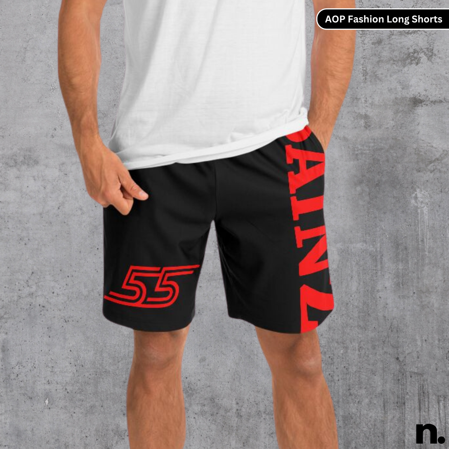 SAINZ F1 Inspired Fashion Long Shorts