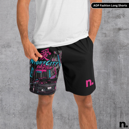 JDM Night City Drifter AOP Men's Shorts