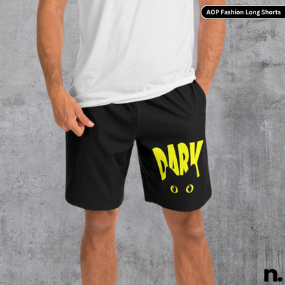 Dark Cat Inspired Long Shorts