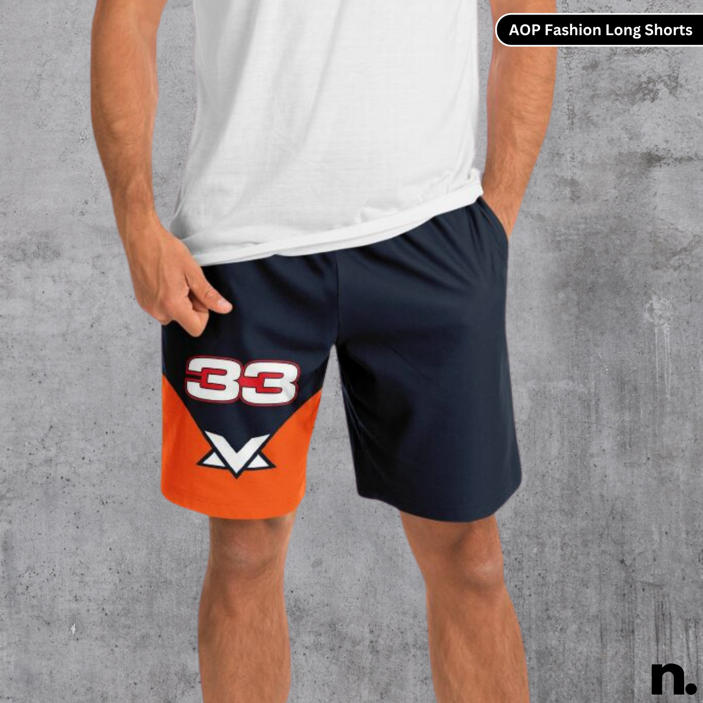 Verstappen F1 Inspired Long Shorts