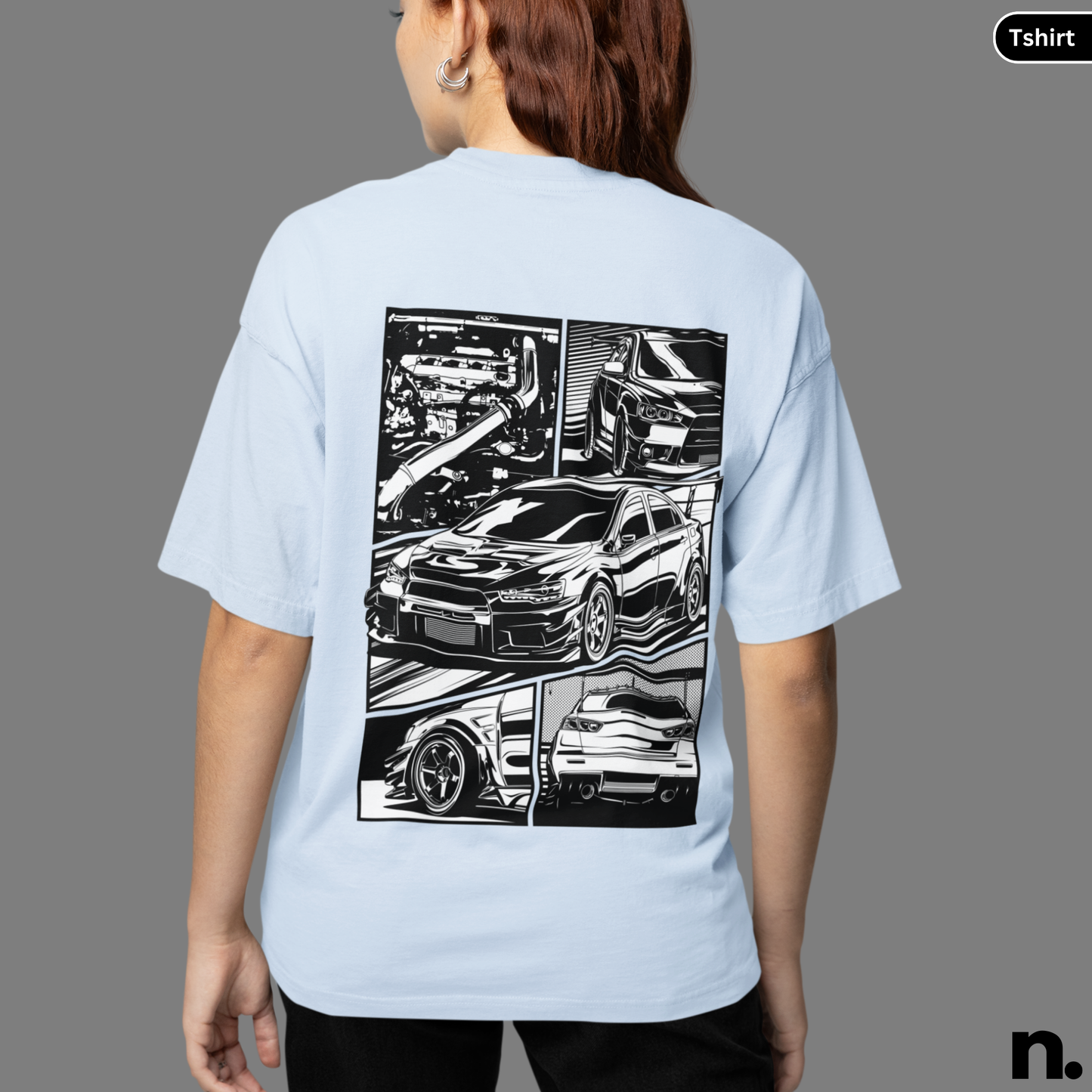 Evo X Illustration Poster Style Tee