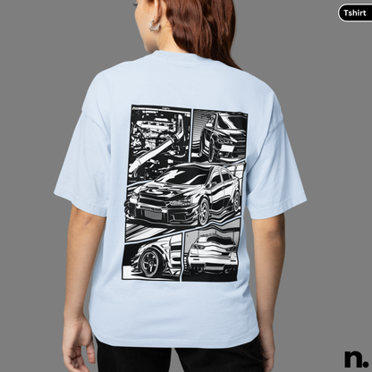 Evo X Illustration Poster Style Tee