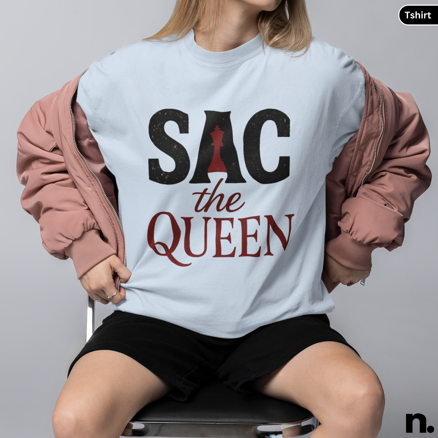 Sac The Queen Chess Inspired Unisex Tee