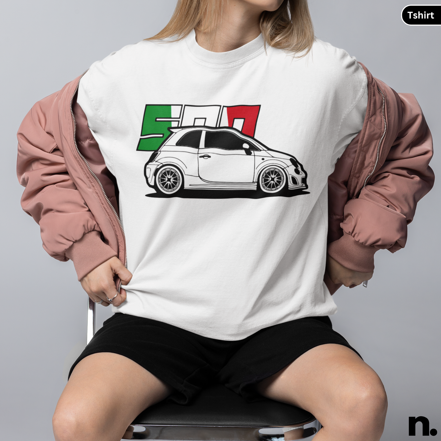 Fiat-500 Illustration T-shirt