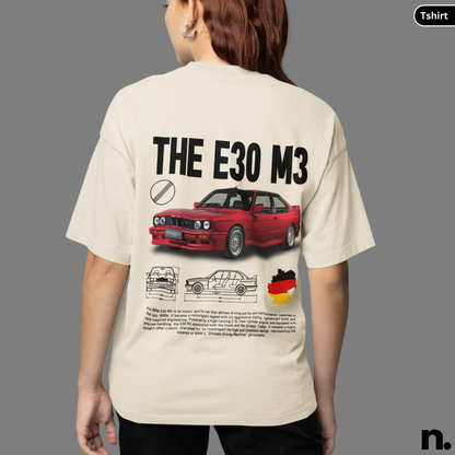 E30 M3 Poster Style T-shirt
