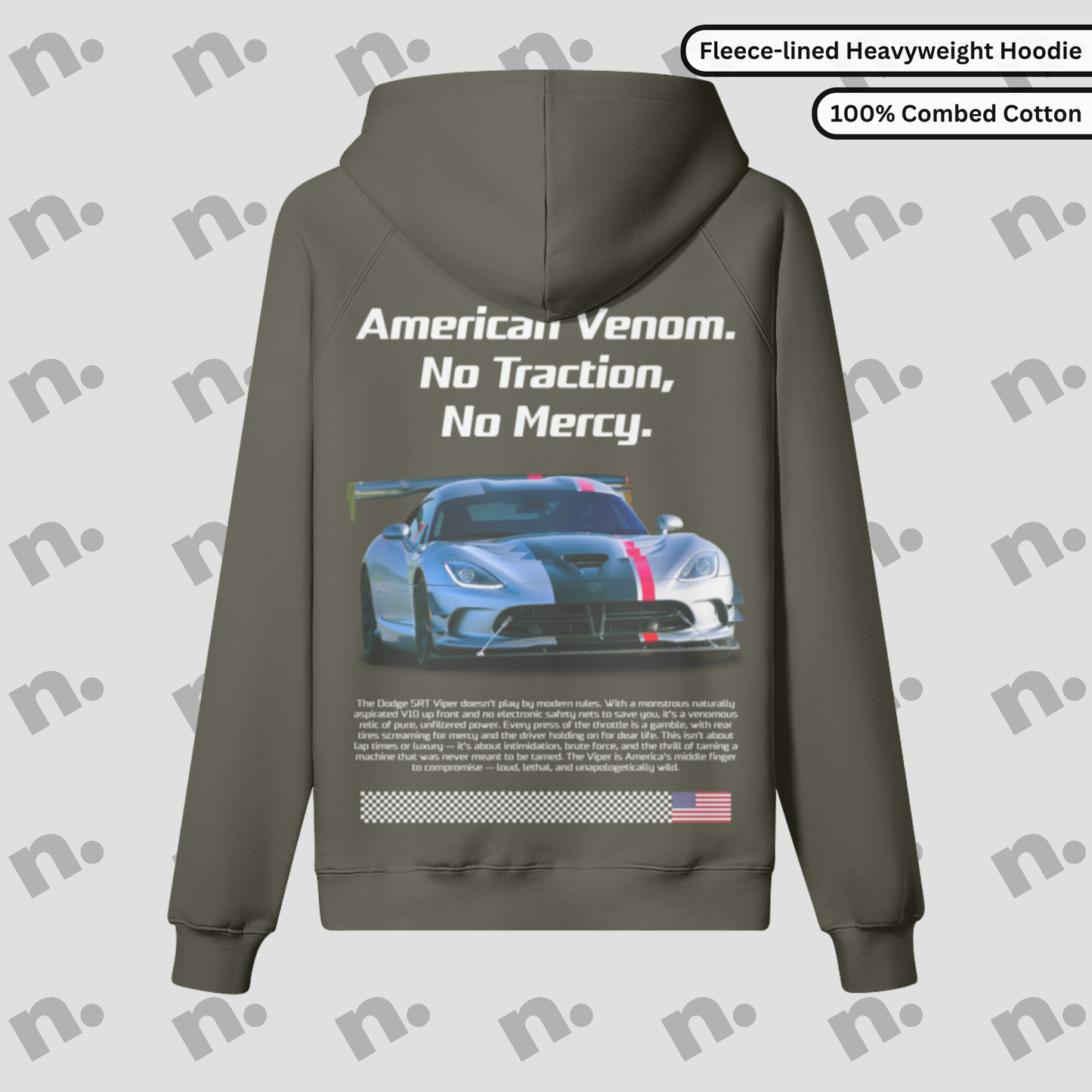 Viper Inspired Premium Fleece-lined Hoodie