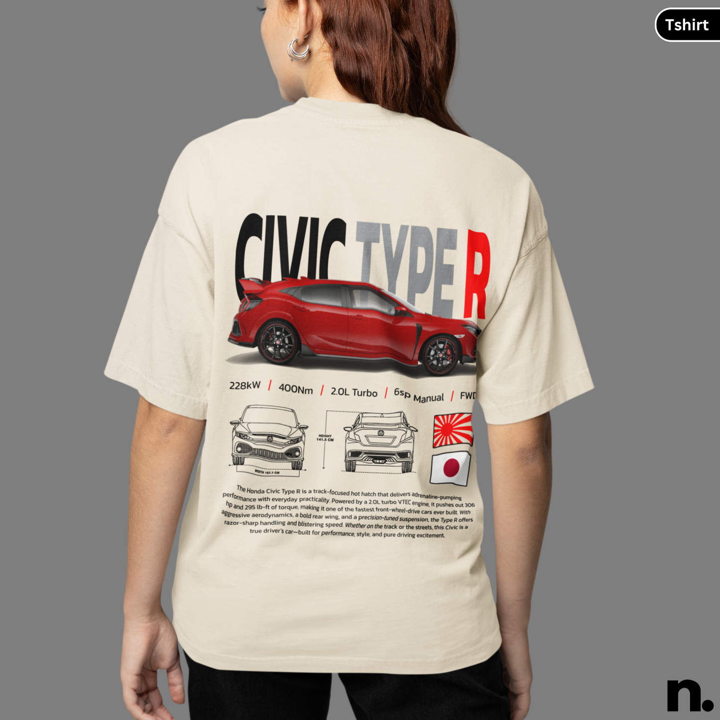 Civic Type R Poster Style T-Shirt