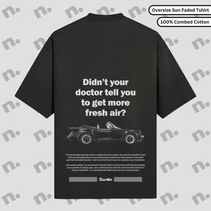 911 Cabriolet-Inspired Premium Oversized Tee