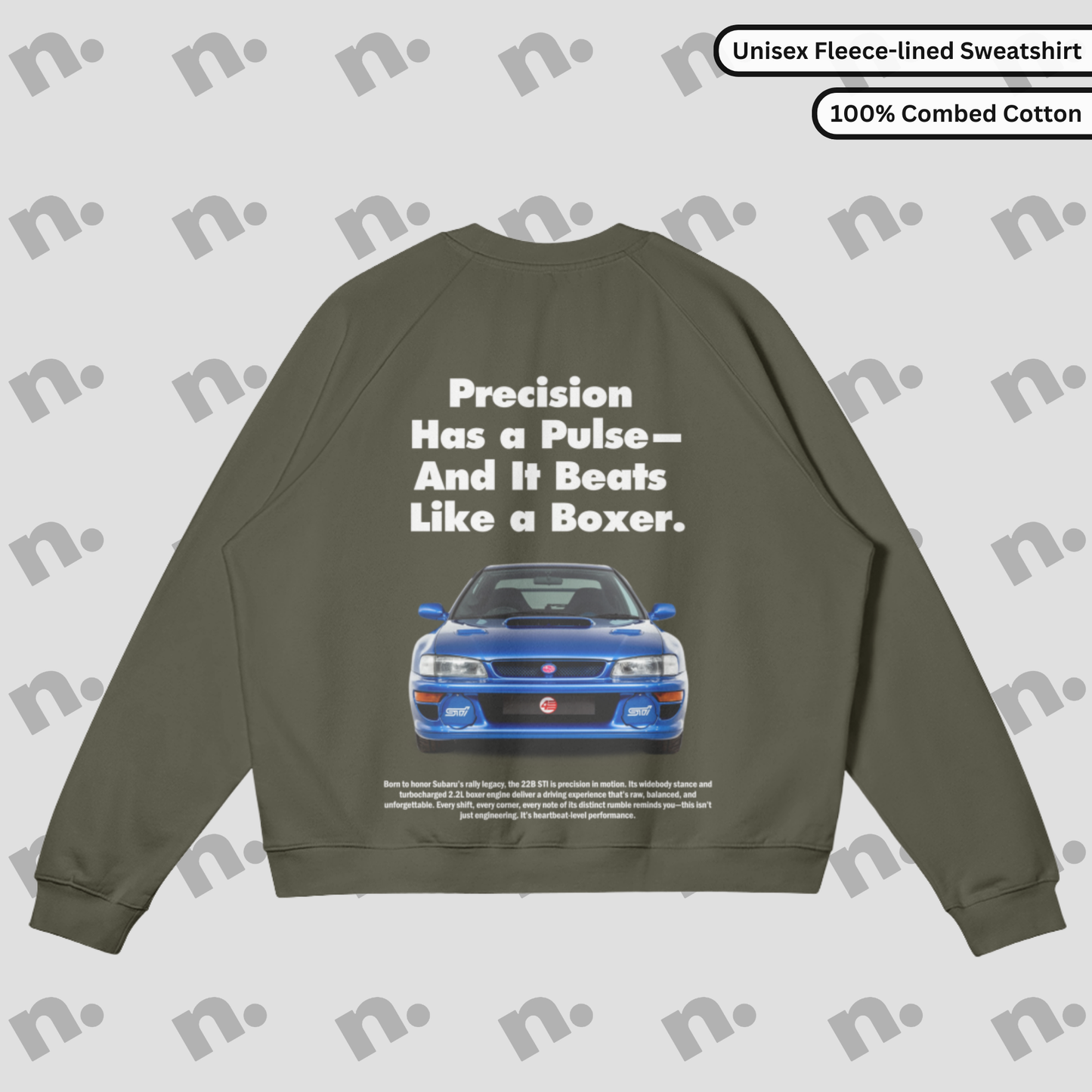 22b STI Inspired Fleece-lined Premium Sweatshirt
