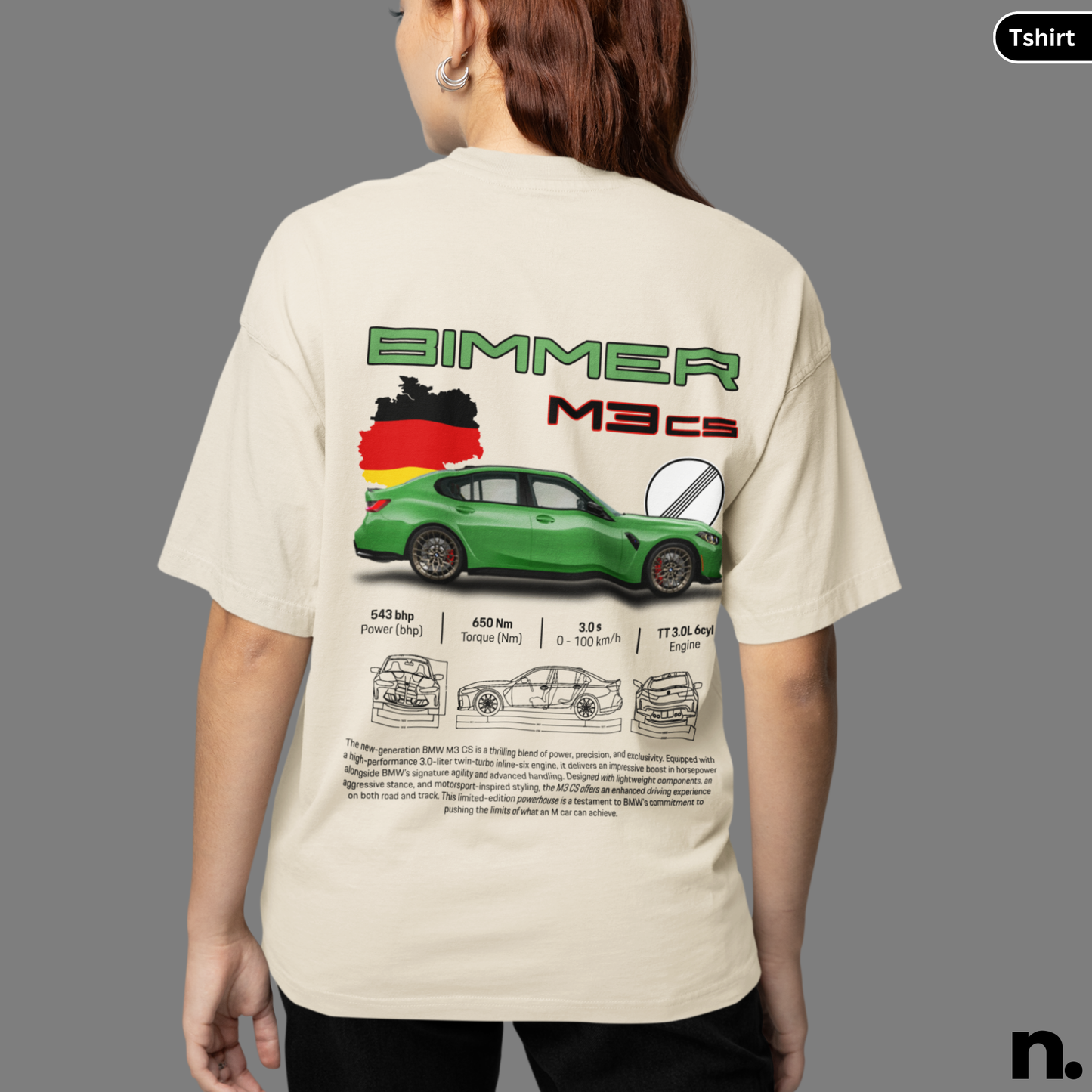 New M3CS Poster Style T-shirt