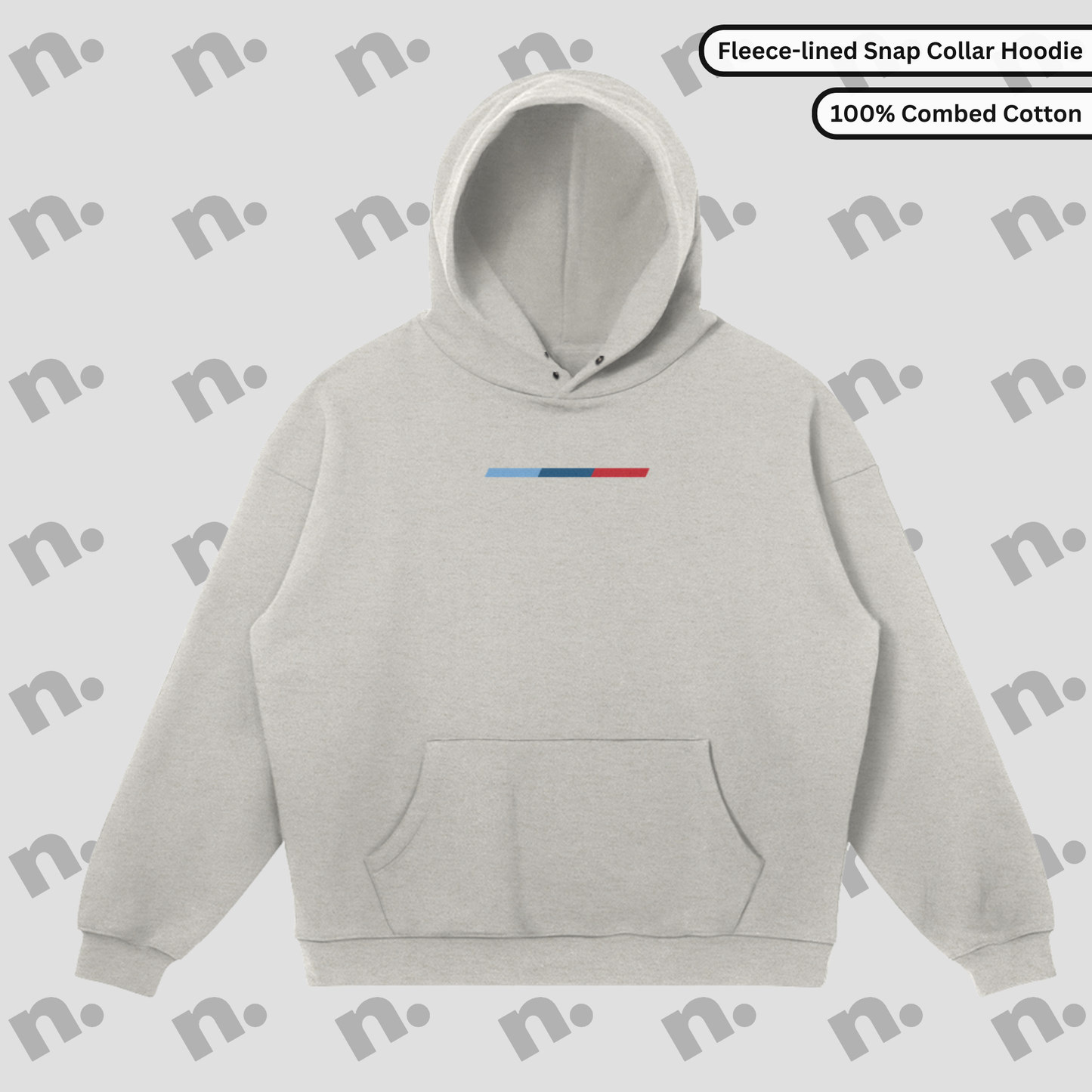 E30 M3 "Life Begins at 6000 RPM" Snap-Collar Hoodie