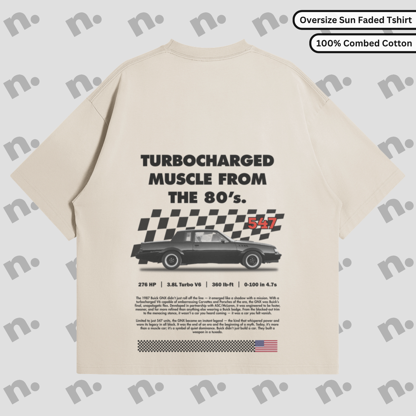 Turbocharged Muscle Premium Heavyweight Tee