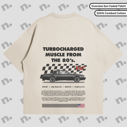 Turbocharged Muscle Premium Heavyweight Tee