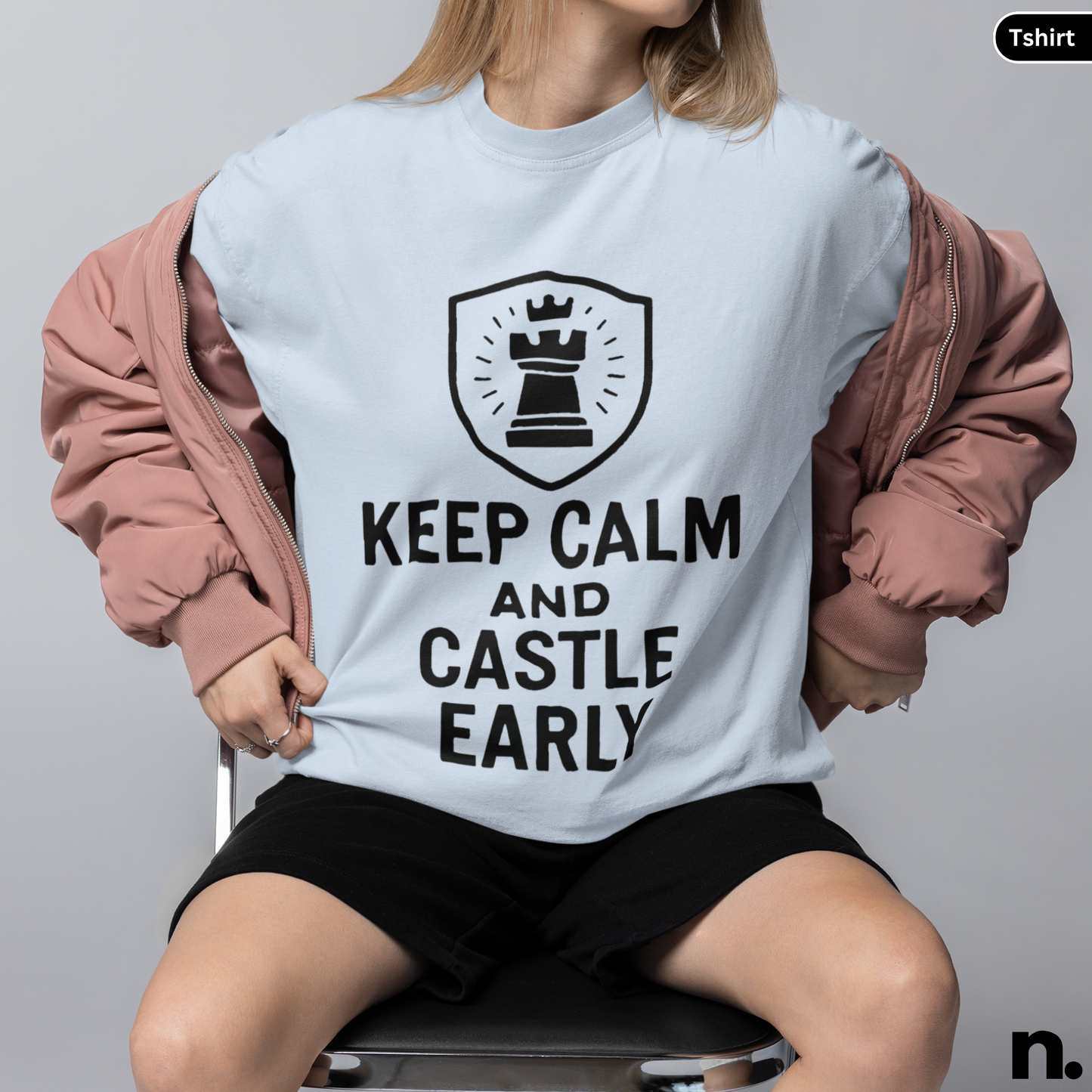 Castle Early Chess Motivational Inspired Unisex Tee