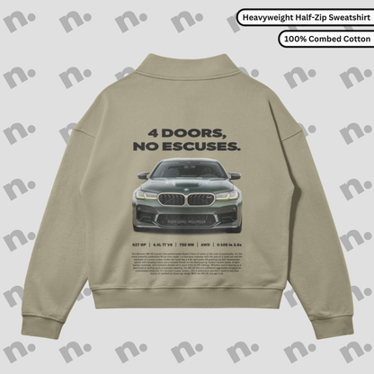 M5 CS Half-Zip Stand Collar Premium Sweatshirt