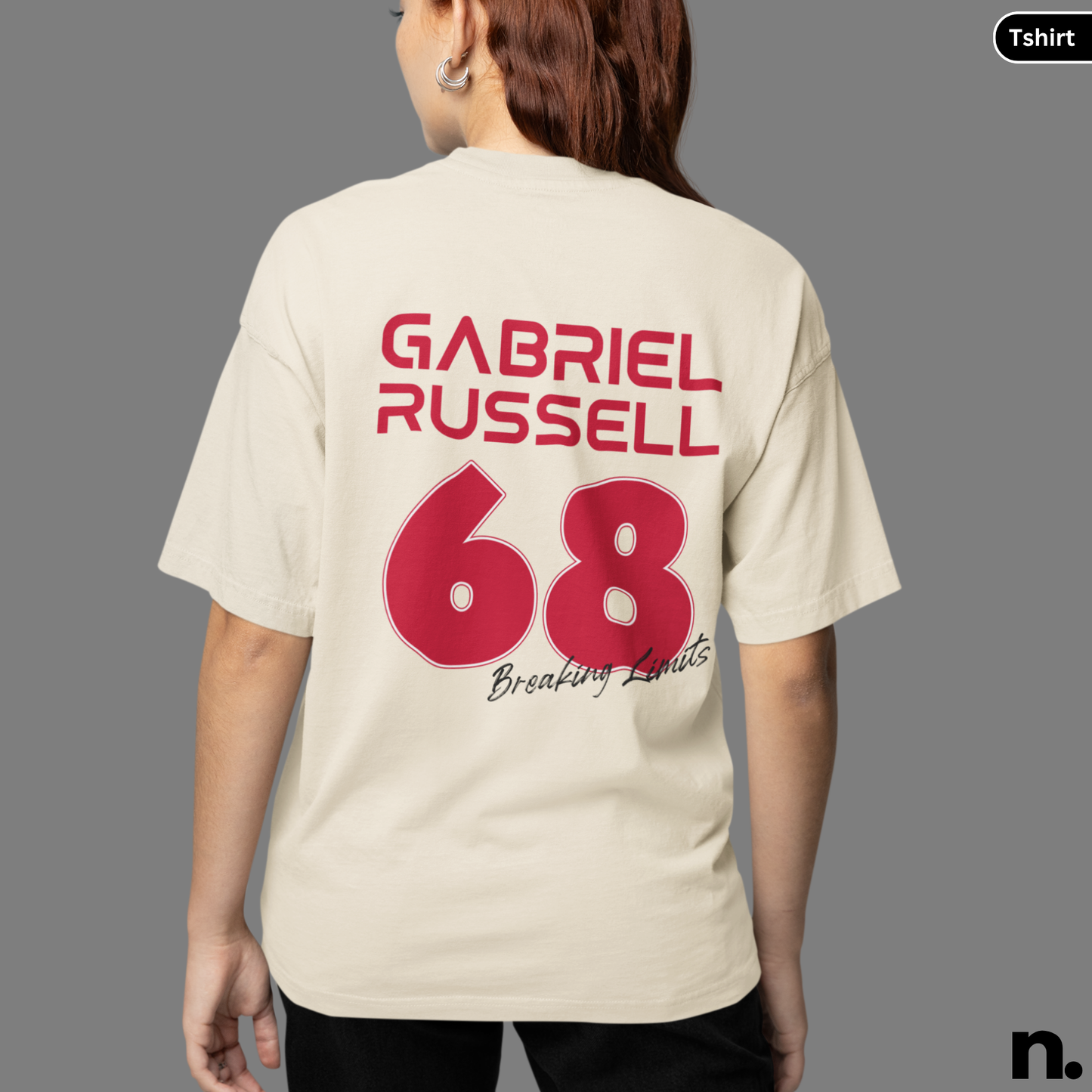 Personalized Racing Team Jersey Inspired Heavy Cotton Tee