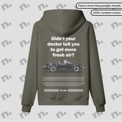911 Convertible-Inspired Fleece--lined Premium Hoodie