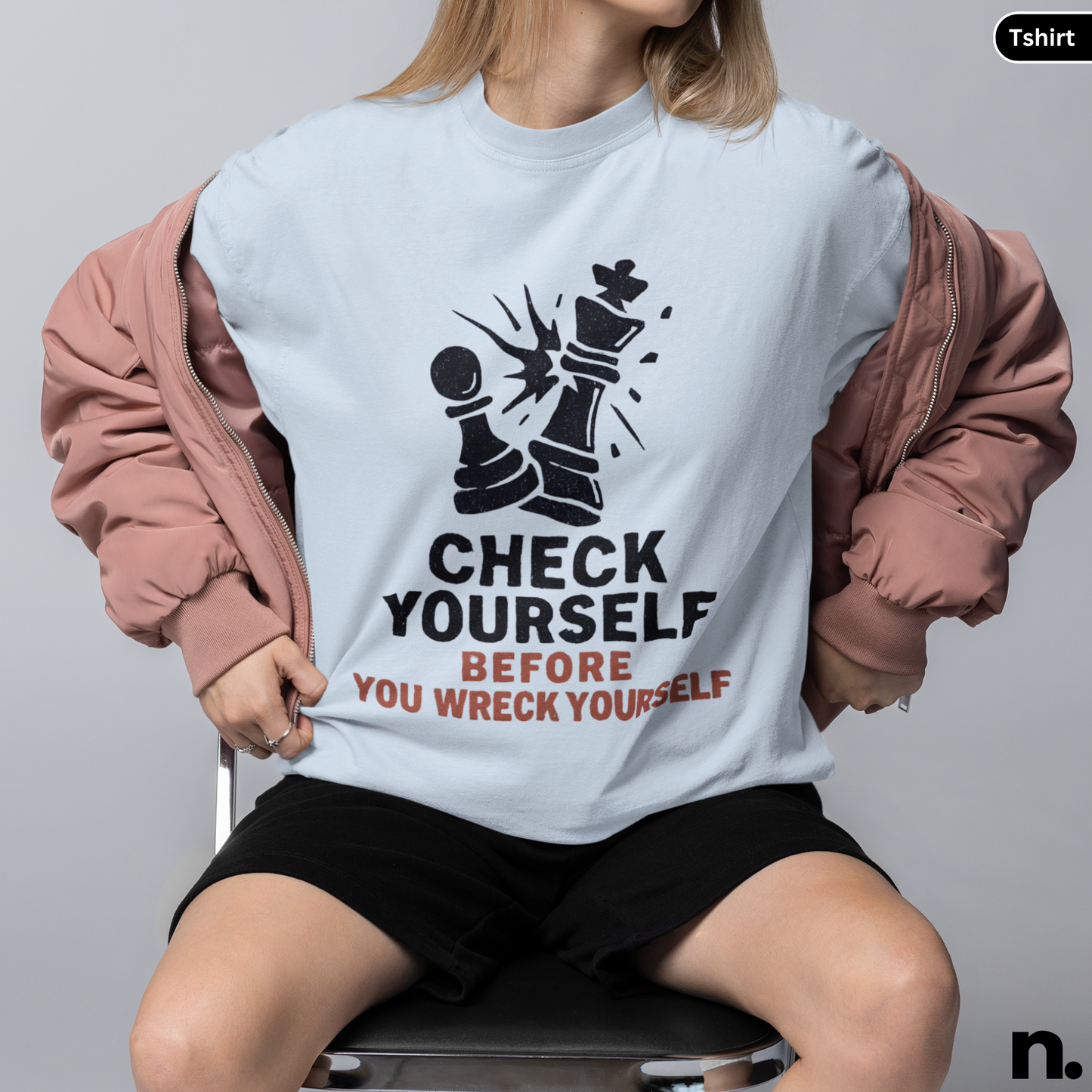 Chess Piece Captures Inspired Unisex Tee