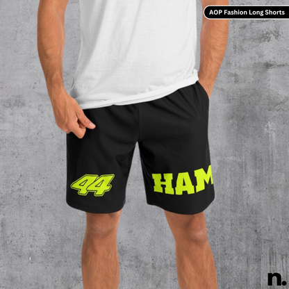 Hamilton F1 Inspired Long Shorts