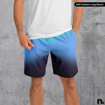 Color Diffusion Streetwear Fashion Long Shorts