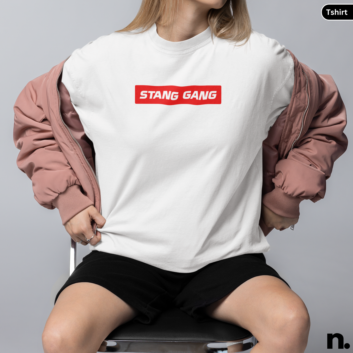 Stang Gang Label Car Guy T-Shirt