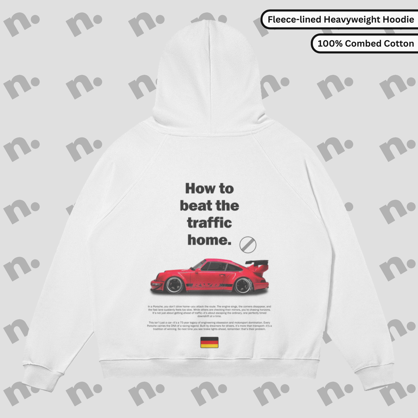 911 RWB Autobahn Premium Heavyweight Hoodie