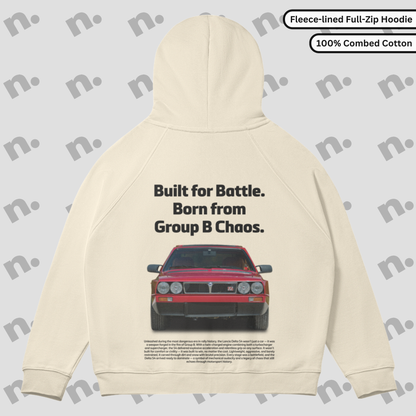 Built or Battle — Delta S4 Full-Zip Premium Hoodie