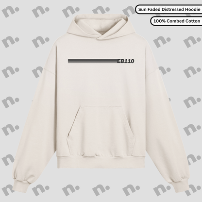 EB110 – “Monaco Dreams on Bologna Steel” Distressed Premium Hoodie