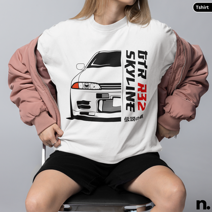 R32 Skyline Illustration Unisex T-shirt
