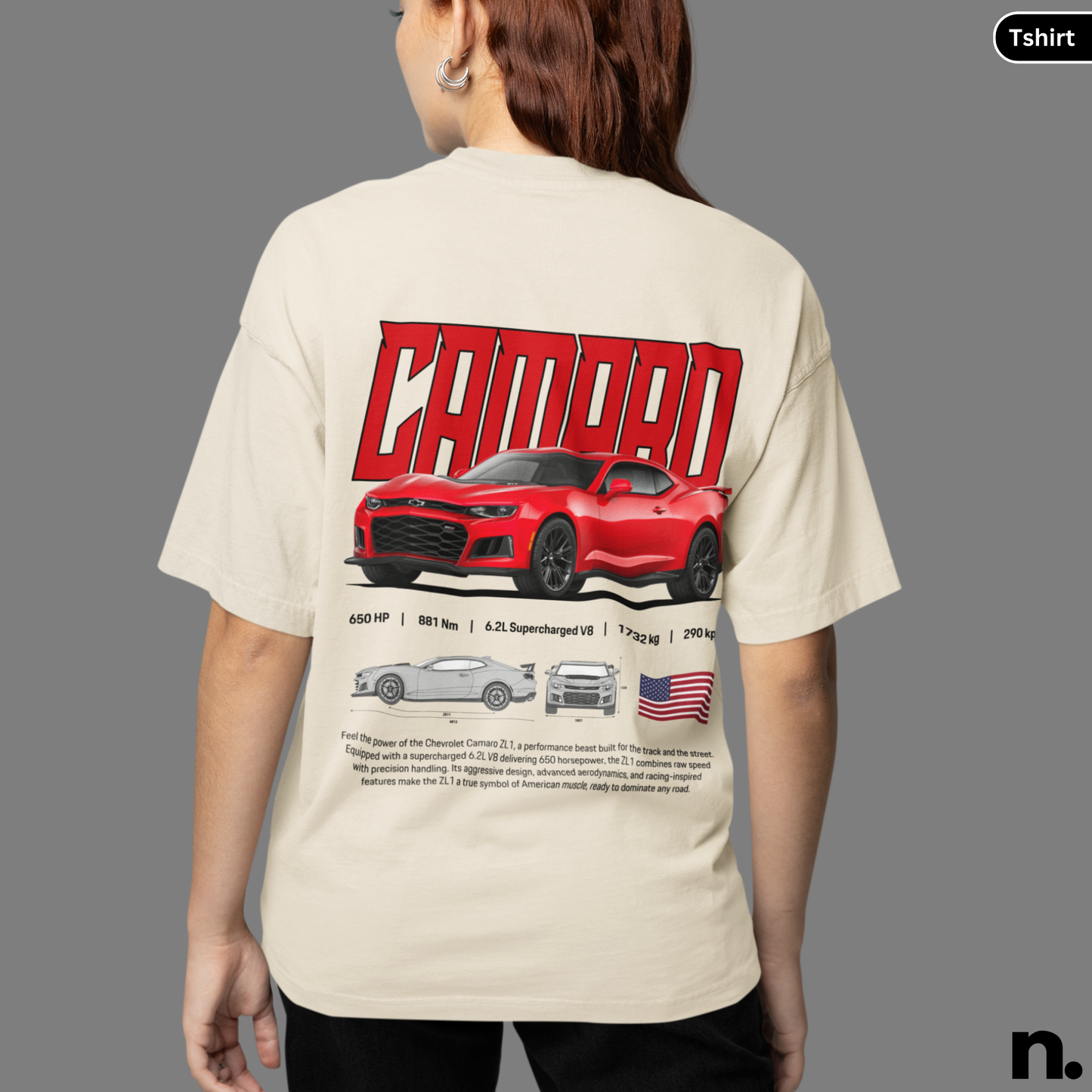 Camaro ZL1 Poster Style T-shirt