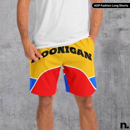 Hoonigan Retro Pattern Long Shorts