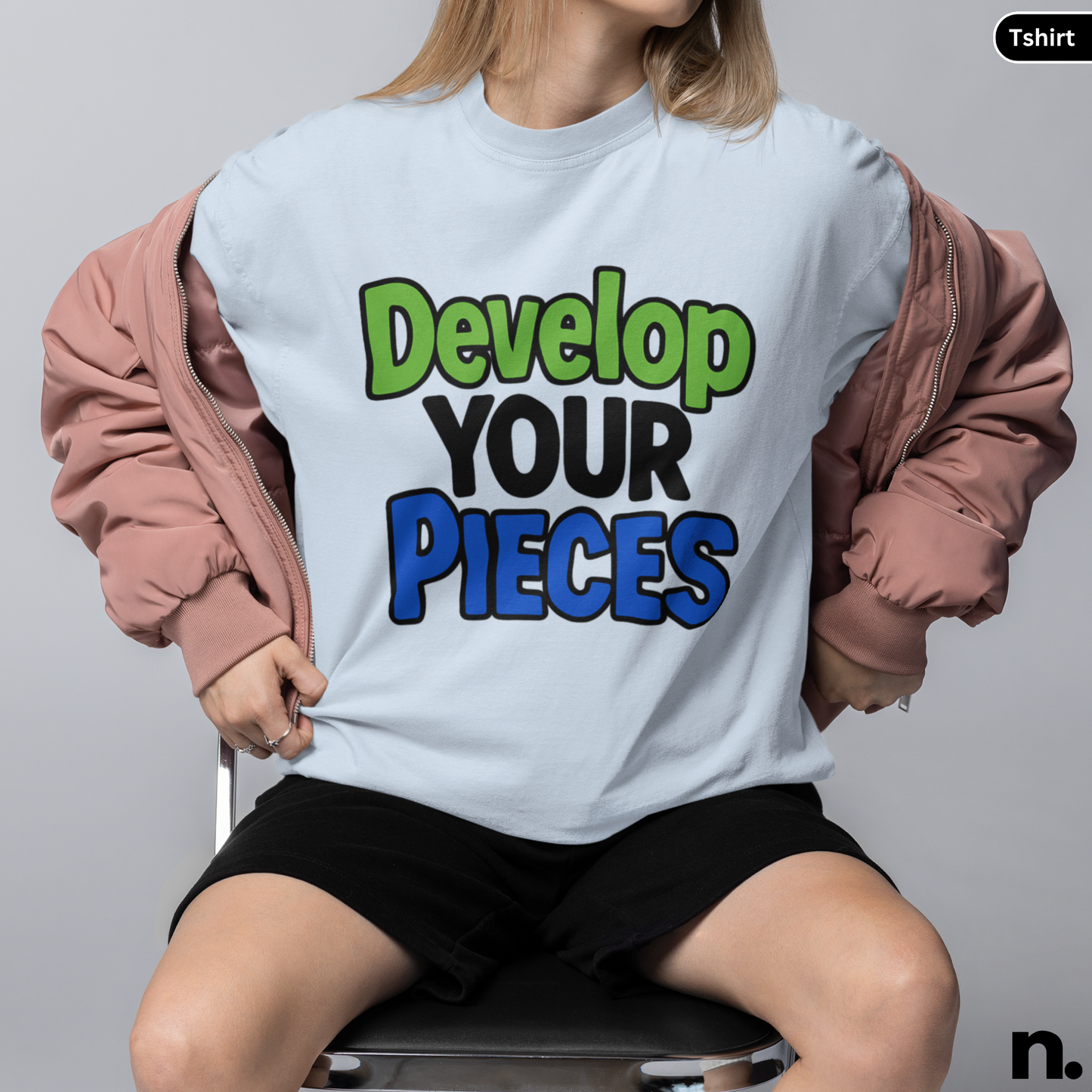 Develop Your Pieces Chess Inspired Unisex Tee
