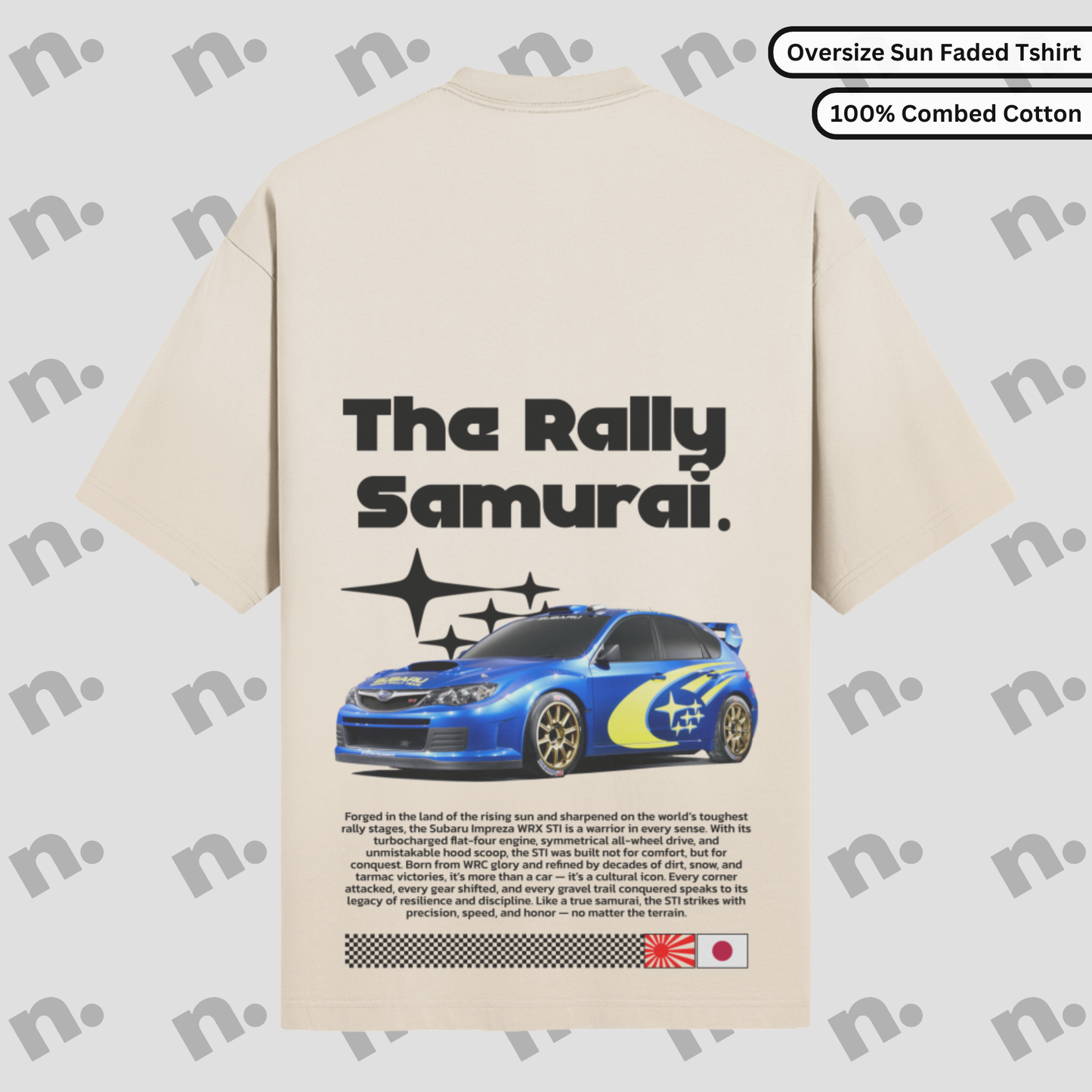 Rally Samurai Oversized Premium Tee