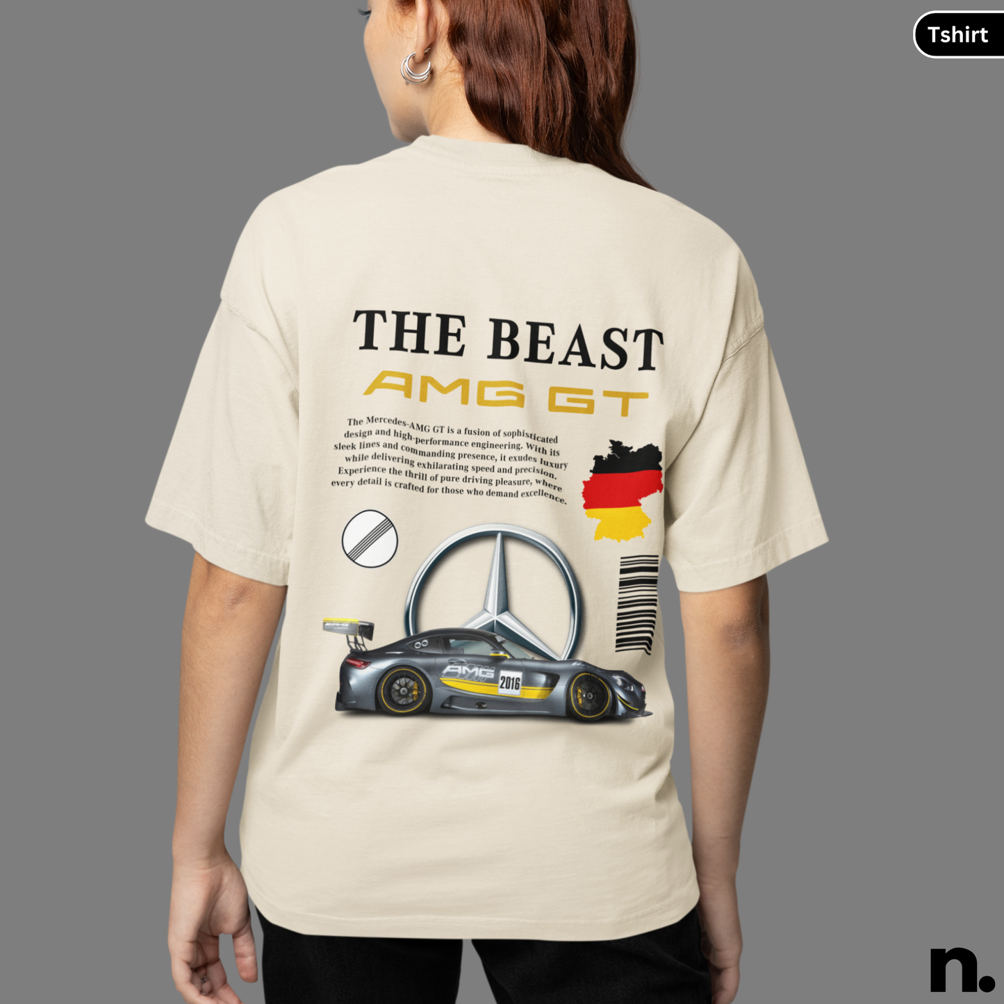 Beast AMG GT Poster Style T-shirt
