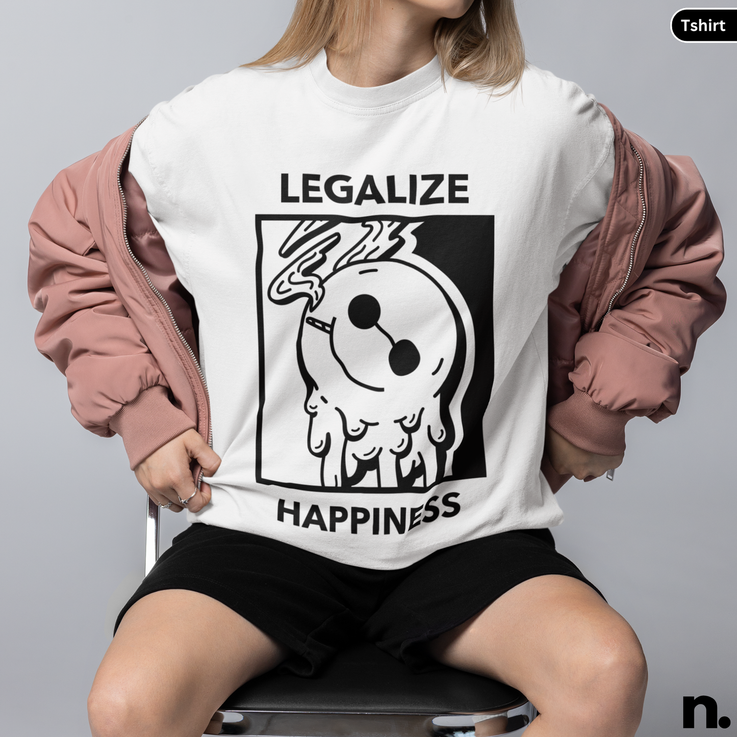 Legalize Happiness Tee - Unisex Heavy Cotton