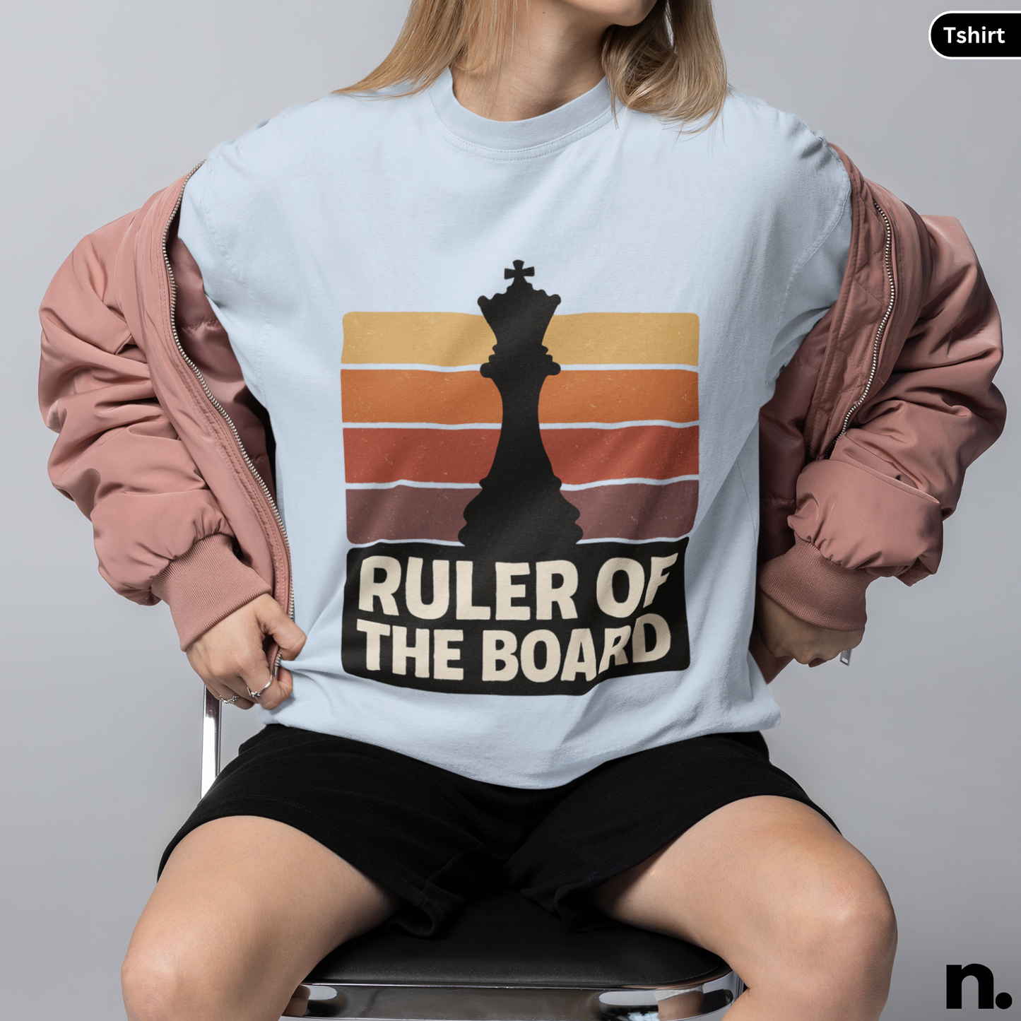 Ruler Of The Board Chess Inspired Unisex Tee