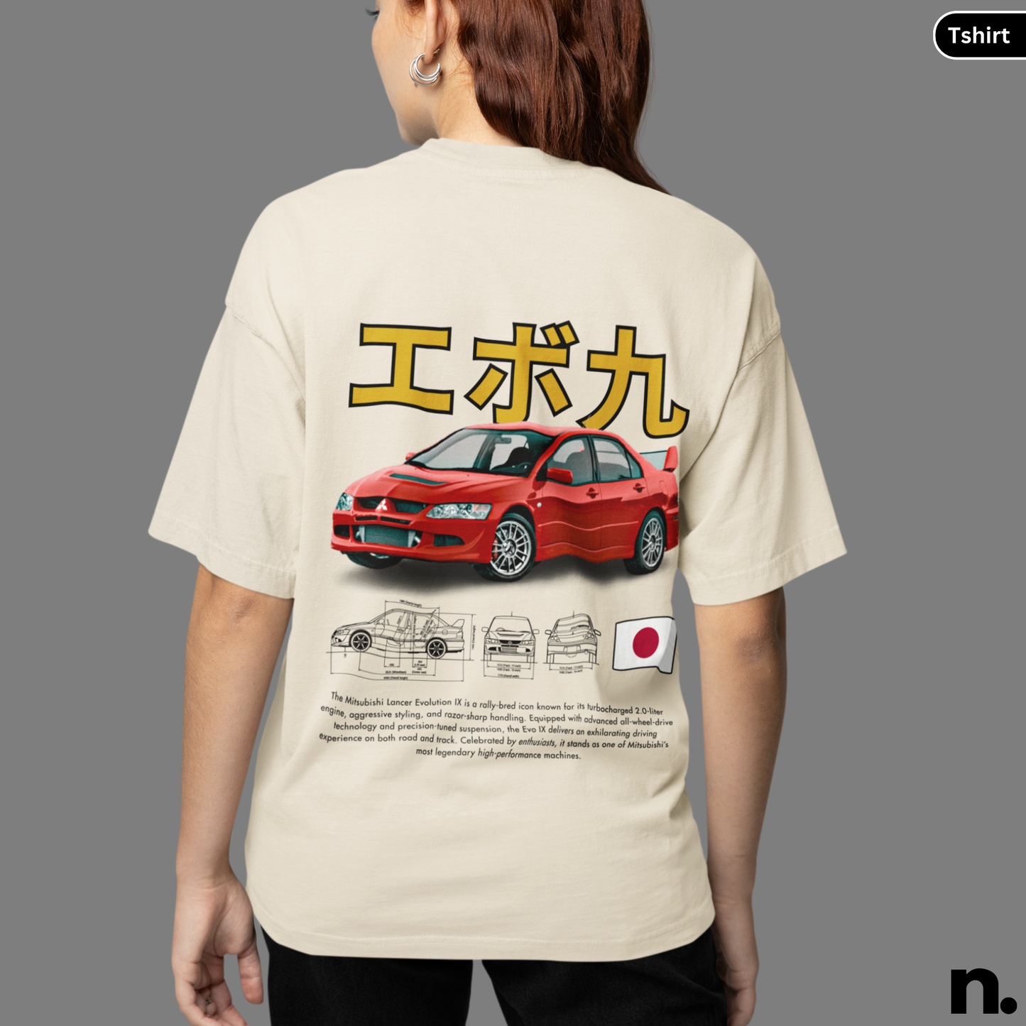 JDM Evo Poster Style T-shirt