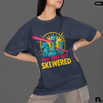 Chess Skewer Funny Unisex Tee