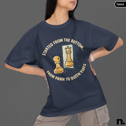 Pawn Promotion To Queen Chess Motivational Unisex Tee