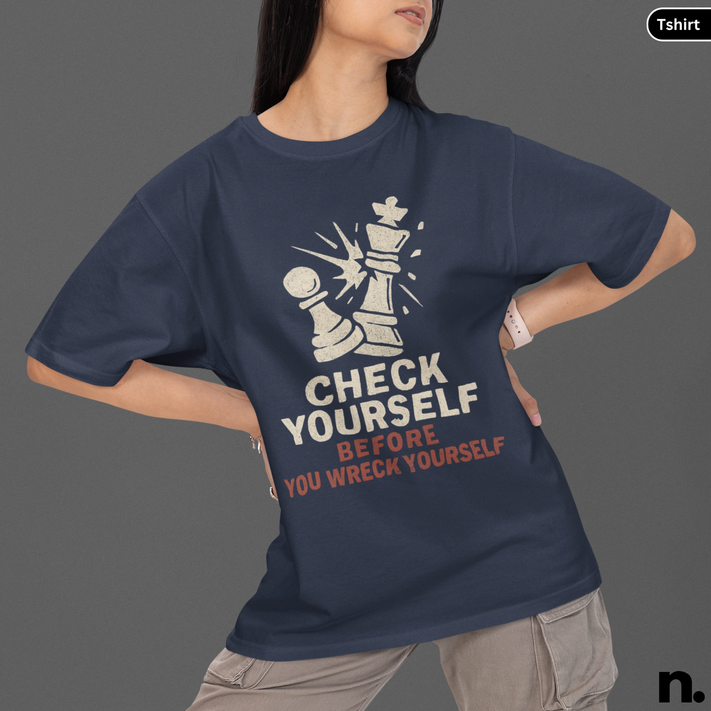 Chess Piece Captures Inspired Unisex Tee