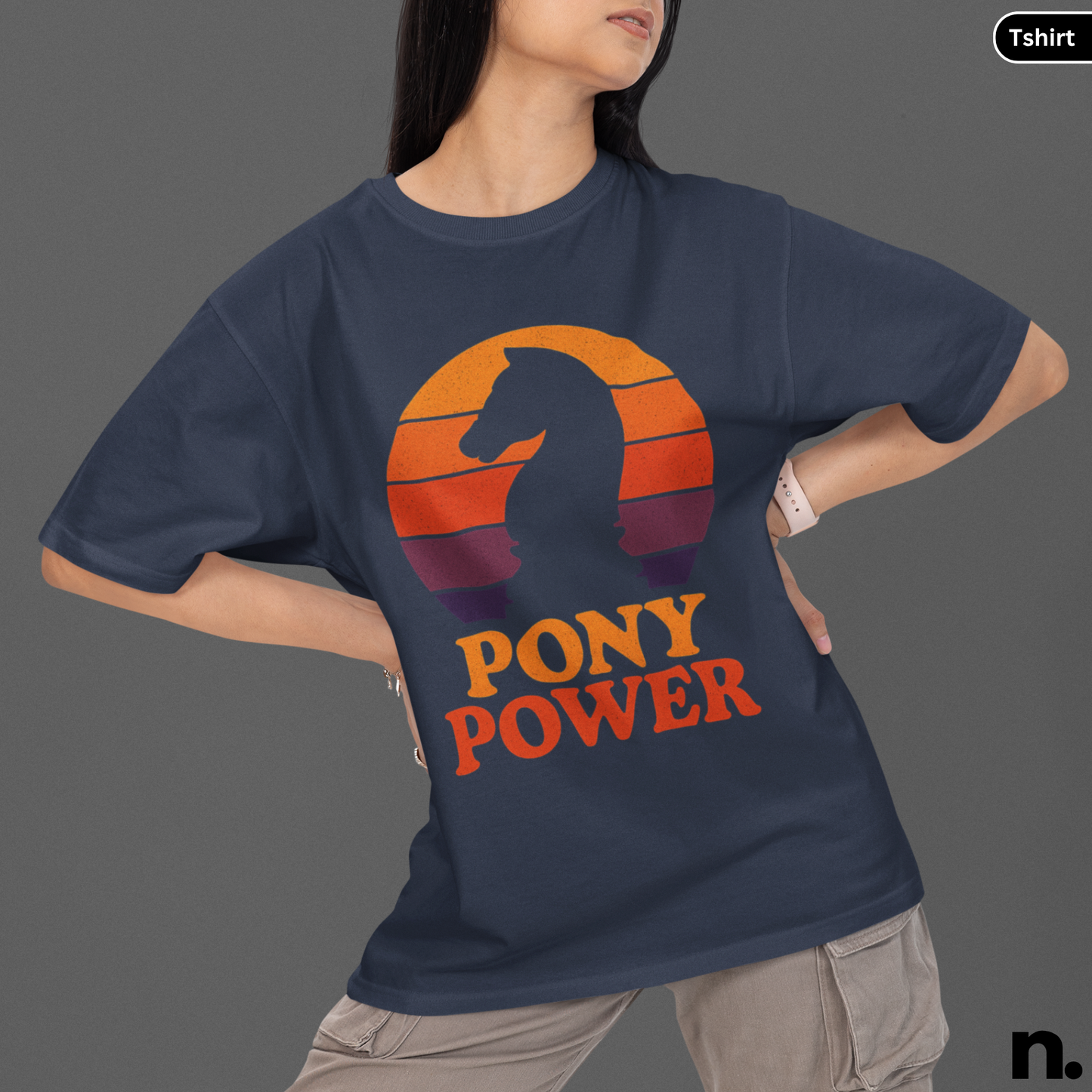 Pony Power Chess Knight Motivational Unisex Tee