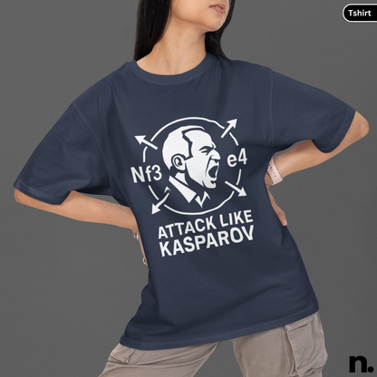 Kasparov Attack Chess Inspired Unisex Tee