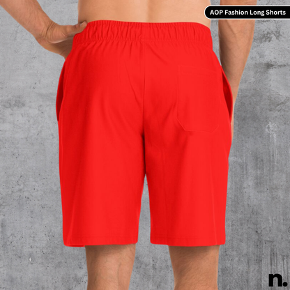 Leclerc F1 Inspired Fashion Long Shorts