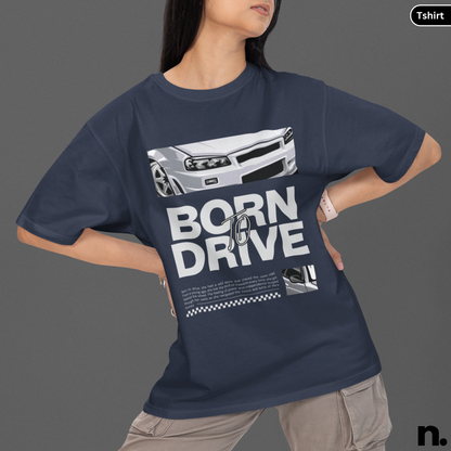 Graphic Tee - Born To Drive R34 Unisex Softstyle T-Shirt
