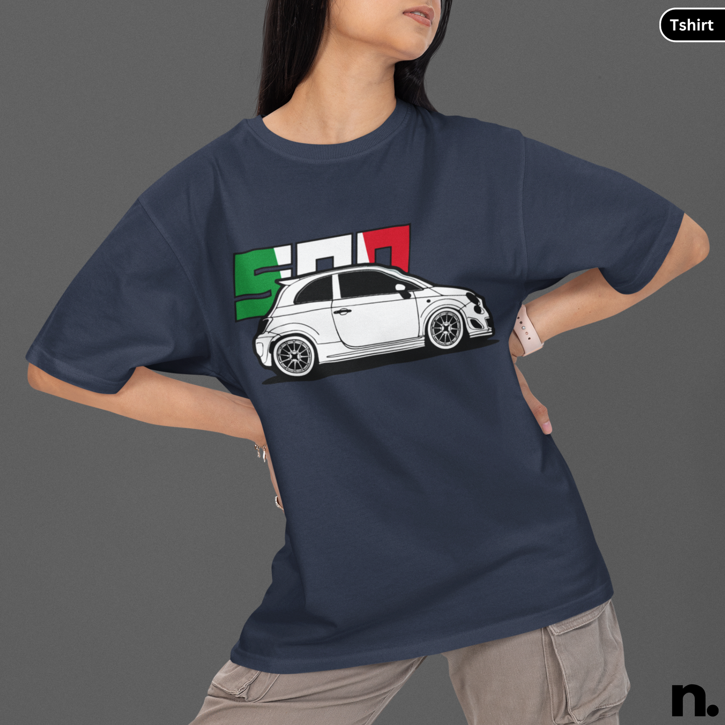 Fiat-500 Illustration T-shirt