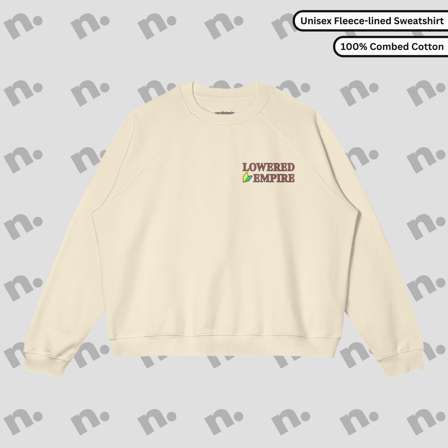 Lowered Empire – Fleece-lined Premium Sweatshirt