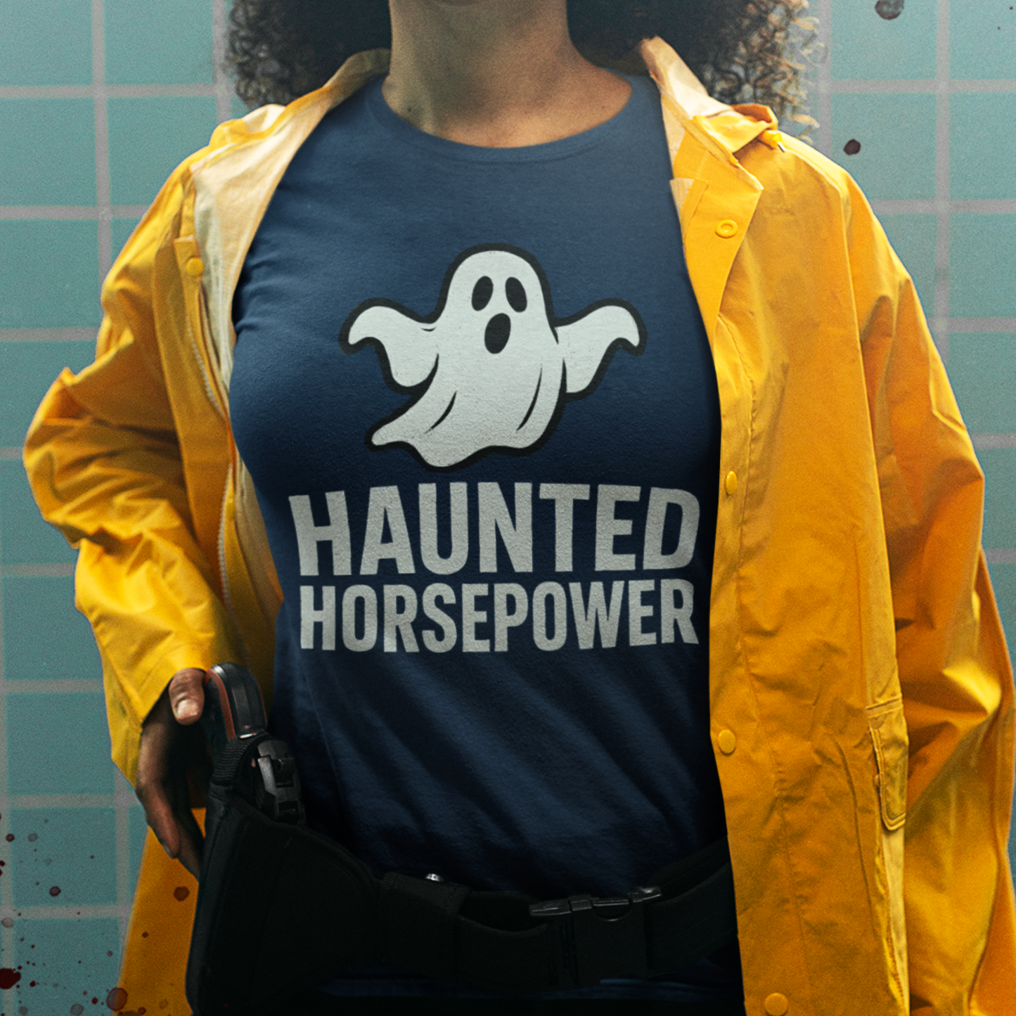 Haunted Horsepower V2 Unisex Halloween Tee